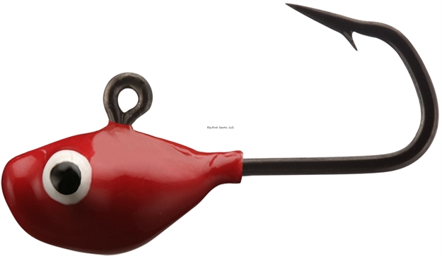 Picture of 13 Fishing "Doug" Red Glow 1/32 OZ - Tungsten Ice Jigs 2 Pack