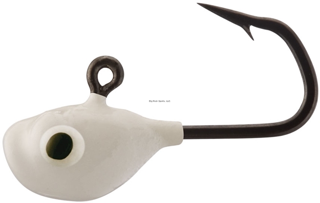 Picture of 13 Fishing "Doug" White Glow 1/32 OZ - Tungsten Ice Jigs 2 Pack