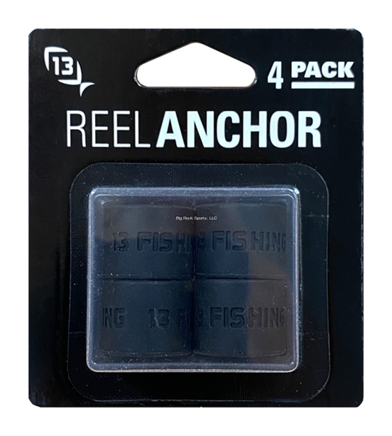 Picture of 13 Fishing Ice Reel Anchor Wrap Bands, Black, 4Pk