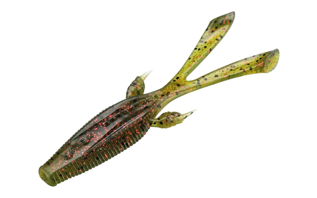 Picture of 13 Fishing Invader, Creature Bait Feat. Rabbit Ear, 4.25", 6/Pack, OG Sour