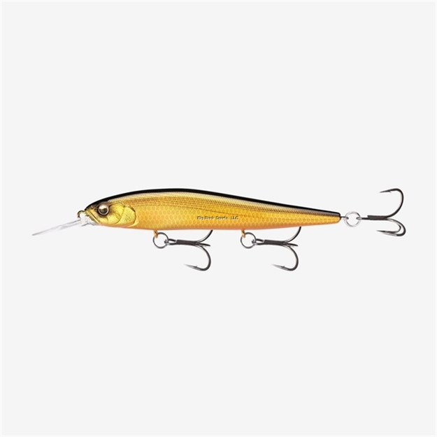 Picture of 13 Fishing Loco Special, Jerkbait, 4.25", 9/16 Oz, 3-5 Ft, #6 Hooks, Golden Retriever LS35-10