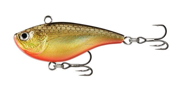 Picture of 13 Fishing Micro Magic Man, Lipless Crankbait, Sinking, High Pitch Rattle, 1", 0.07 Oz, #18 Hooks, Golden Shiner