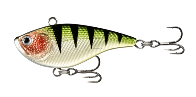 Picture of 13 Fishing Micro Magic Man, Lipless Crankbait, Sinking, High Pitch Rattle, 1", 0.07 Oz, #18 Hooks, Perch