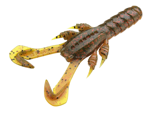 Picture of 13 Fishing Ninja Craw, Feat. Ninja Tail, 3", 6/Pack, Moldy Orange
