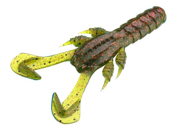 Picture of 13 Fishing Ninja Craw, Feat. Ninja Tail, 3", 6/Pack, OG Sour