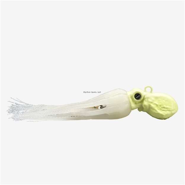 Picture of 13 Fishing Octopi Jig, 9 Oz, Interchangeable Skirt, Rapid Descent, Glow Head/Glow Body
