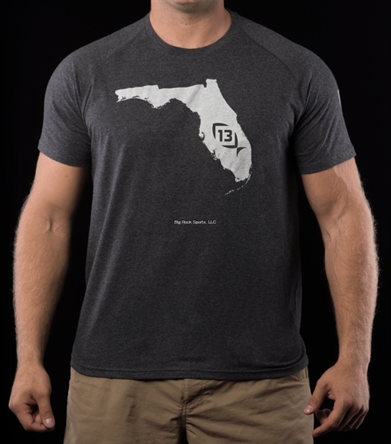 Picture of 13 Fishing Onyx State T-Shirt Florida Extra Large