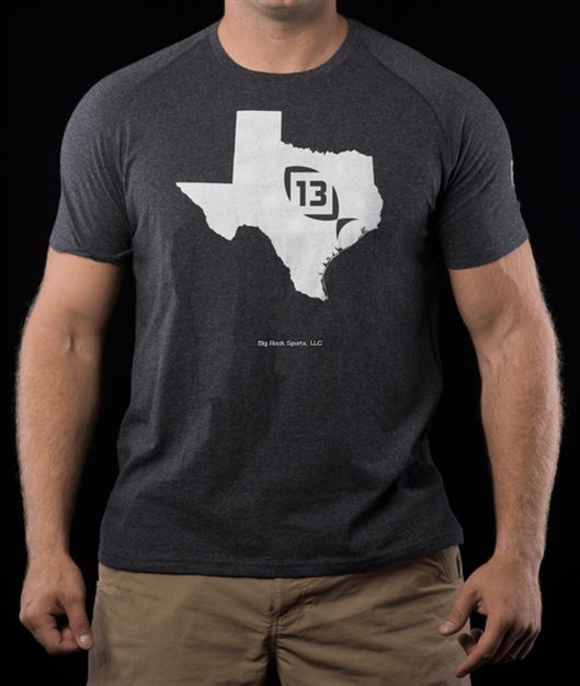 Picture of 13 Fishing Onyx State T-Shirt Texas 2Xl
