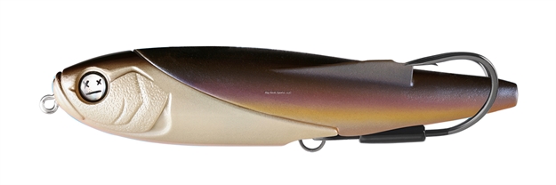 Picture of 13 Fishing Pathfinder, Hybrid Weedless Topwater, Floating, 4.25", 3/4 Oz, #2/0 Hooks, Regurgitated Shad PF108-18