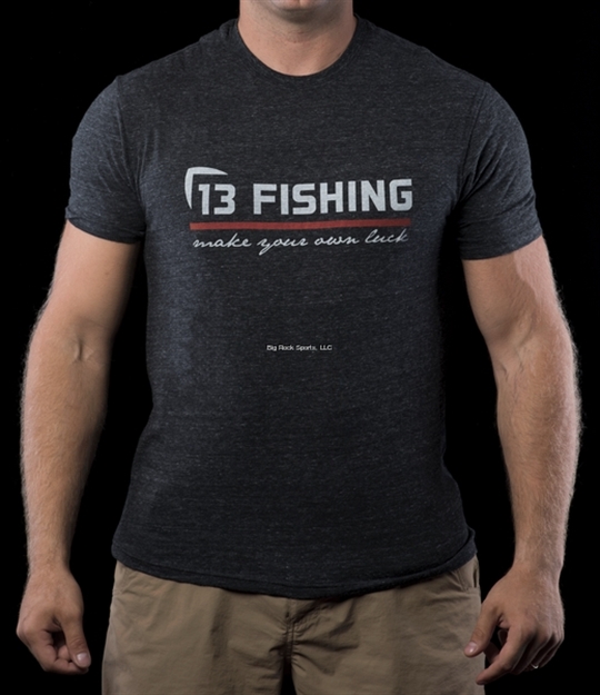 Picture of 13 Fishing "Red Line" Onyx 13 Fishing Text Logos 13 Fishing T-Shirt Medium
