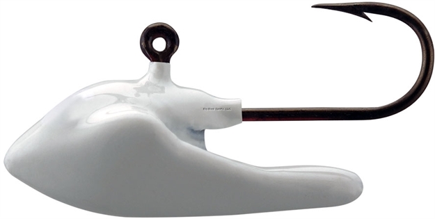 Picture of 13 Fishing Sled Head, Tungsten Jig, 1/16 Oz, #10 Hk, White Glow, 2Pk