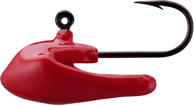 Picture of 13 Fishing Sled Head, Tungsten Jig, 1/32 Oz, #12 Hk, Red Glow, 2Pk