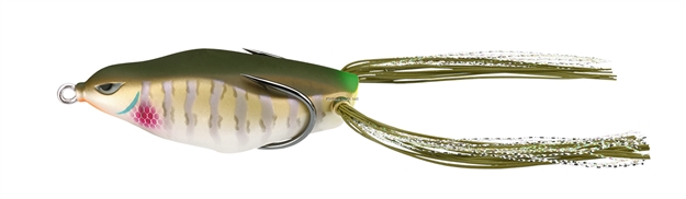 Picture of 13 Fishing Trash Panda, Walking Soft Frog Bait, Floating, Topside Blow Hole, 2.95", 9.16 Oz, #4/0 Hooks, Dream Gill