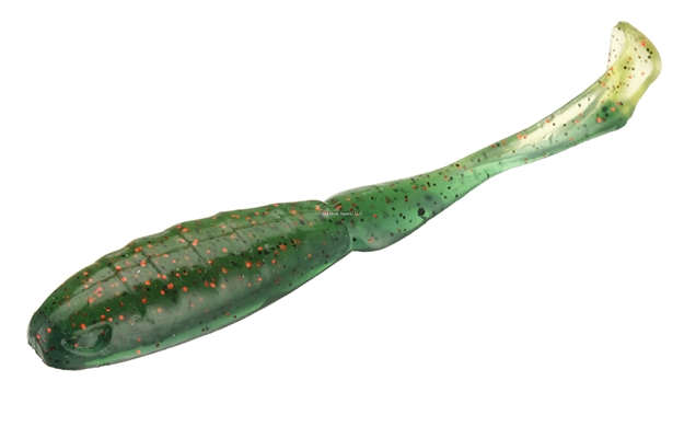 Picture of 13 Fishing Vertigo Minnow, Hand Poured Dropshot Finesse Bait, Neutrally Buoyant, 4", 7/Pack, OG Sour VM4-15