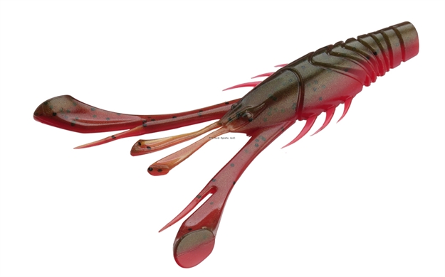 Picture of 13 Fishing Wobble Craw, Feat. Rabbit Ear, Max Buoyancy, Erratic Action, 4.25", 5/Pack, Hot Tamales