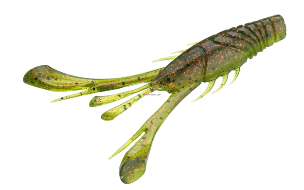 Picture of 13 Fishing Wobble Craw, Feat. Rabbit Ear, Max Buoyancy, Erratic Action, 4.25", 5/Pack, OG Sour