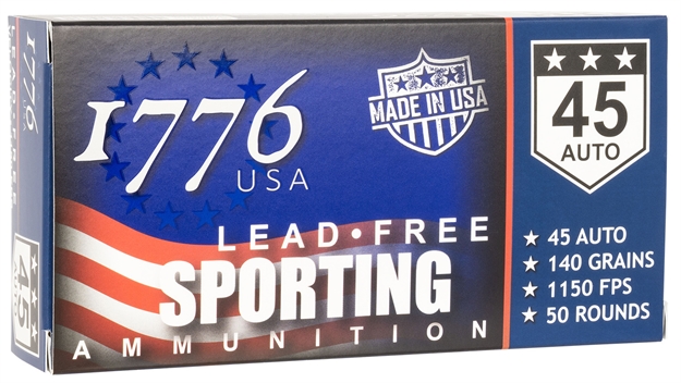 Picture of  1776 Usa 1776045140 Lead Free Sporting 45 Acp 140 GR Lead Free Ball 50 Per Box/ 20 CS 855040006792