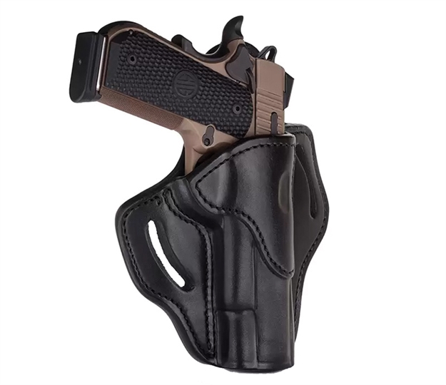 Picture of 1791 Gunleather Bh1 Belt Holsr Owb Multi- Fit RH 1911 Frm 4-5" Black BH1-BLK-R 816161022726