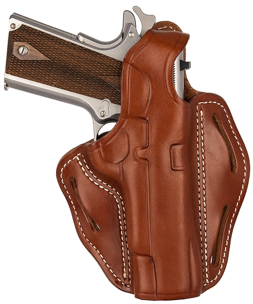 Picture of  1791 Gunleather Bhx1clcbrr Bhx  Owb 01 Classic Brown Leather Belt Slide Fits 4-5" 1911 816161023815