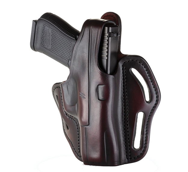 Picture of  1791 Gunleather Bhx1clsbrr Bhx  Owb 01 Signature Brown Leather Belt Slide Fits 4-5" 1911 816161023822