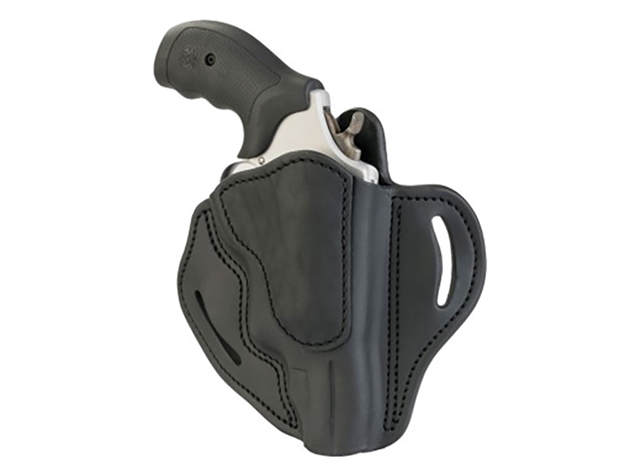 Picture of 1791 Gunleather Rvh3sblr Rvh3  Owb Size 03 Stealth Black Leather Belt Slide/S&W Governor Right Hand RVH-3-SBL-R 816161024836