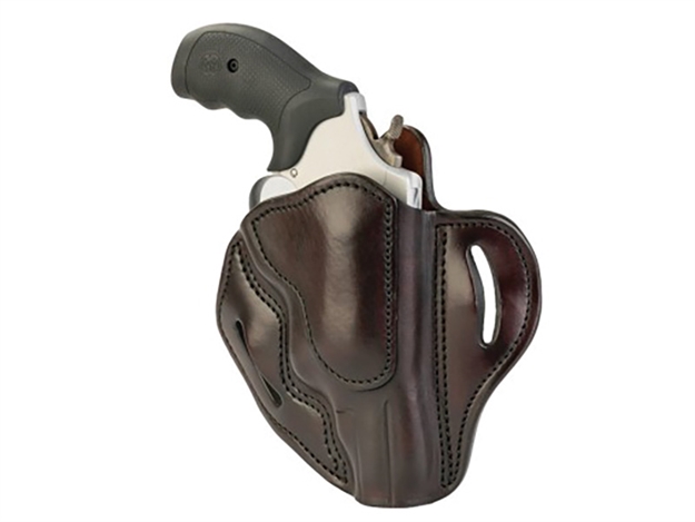 Picture of 1791 Gunleather Rvh3sbrr Rvh3  Owb Size 03 Signature Brown Leather Belt Slide Fits S&W Governor Right Hand RVH-3-SBR-R