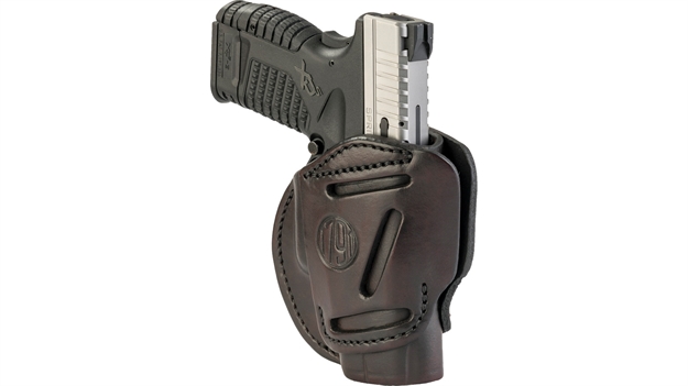 Picture of 1791 Gunleather 3Wh4sbra 3-Way  Owb 04 Signature Brown Leather Belt Loop Fits Springfield/Springfield Xd/Walther Pps/Taurus G2c Ambidextrous 3WH-4-SBR-A
