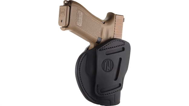 Picture of 1791 Gunleather 3Wh5cbra 3-Way  Iwb/Owb Size 05 Classic Brown Leather Belt Loop Compatible W/ Glock 17 Compatible W/ Springfield XD Compatible W/ S&W M&P Compatible W/ HK Vp9 Ambidextrous Hand 3WH-5-CBR-A 816161021231