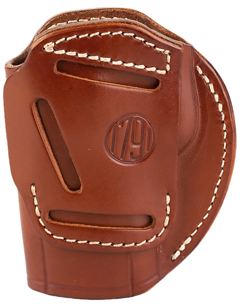 Picture of  1791 Gunleather 3Wh6cbra 3-Way  Iwb/Owb Size 06 Classic Brown Leather Belt Loop Fits Beretta 92 Fits Walther Ppq Fits Sig P320 Ambidextrous Hand