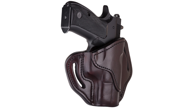 Picture of 1791 Gunleather Bh23sbrr Bh2.3  Owb Size 2.3 Signature Brown Leather Belt Slide Compatible W/Glock 17/Sig P226/Hk Vp9 Right Hand BH2.3-SBR-R 816161021088