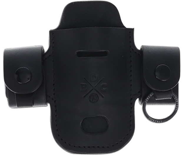 Picture of 1791 Gunleather Hdasslblka Edc Heavy Duty Solo Action Snap Owb Black Leather Belt Loop Ambidextrous HD-AS-SL-BLK-A