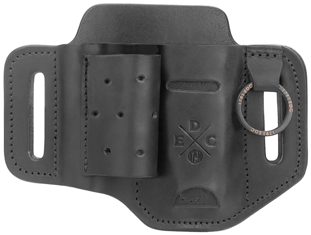 Picture of 1791 Gunleather Hdessfblka Edc Heavy Duty Easy Slide Owb Black Leather Belt Slide Ambidextrous HD-ES-SF-BLK-A 810102210647