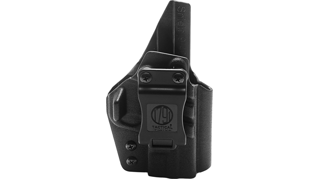Picture of 1791 Gunleather Taciwbshieldblkr Tactical Kydex  Iwb Black Kydex Belt Clip Fits S&W Shield TAC-IWB-SHIELD-BLK-R 816161024591