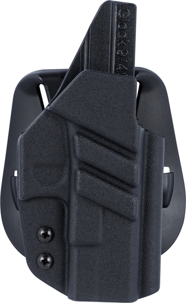 Picture of 1791 Gunleather Tacpdhowbglockblkr Tactical Kydex  Owb Black Kydex Paddle Compatible W/Glock Right Hand TAC-PDH-OWB-GLOCK-BLK 816161028308