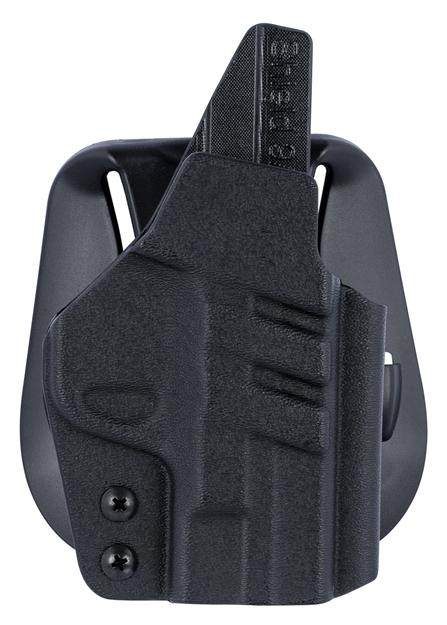 Picture of  1791 Gunleather Tacpdhowbshieldblkr Tactical Kydex  Owb Black Kydex Paddle Fits S&W M&P Shield/S&W M&P Shield Plus 816161028339