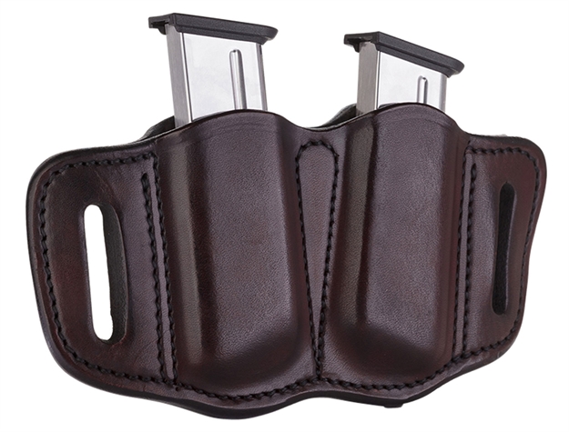 Picture of 1791 Gunleather M1.1 Double Mag Carrier For Single Stack Mags Sig Brn