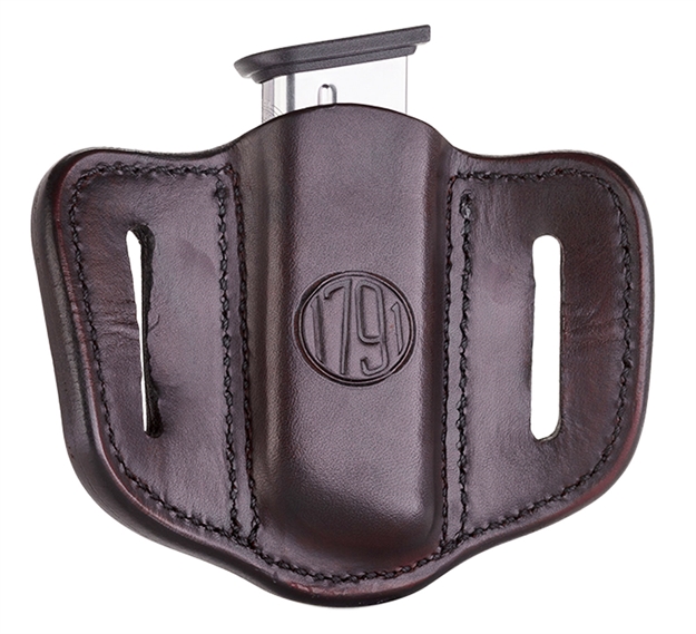 Picture of 1791 Gunleather M1.1 Single Mag Carrier For Single Stack Mags Sig Brn