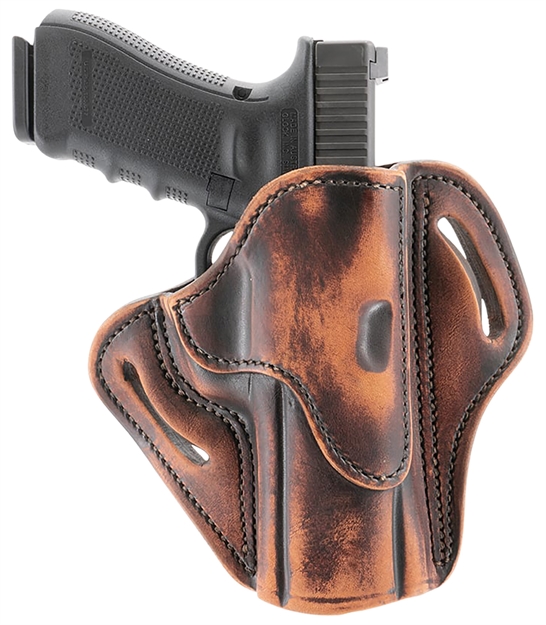 Picture of 1791 Gunleather Orbh24svtgr Bh2.4S Optic Ready Size 2.4S Vintage Leather Belt Slide Fits H&K Vp9sk/Fn 509 Right Hand OR-BH2.4S-VTG-R 816161029930