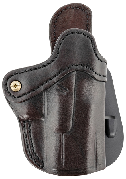 Picture of  1791 Gunleather Orpdh21sbrr Bh2.1 Optic Ready Owb Size 2.1 Signature Brown Leather Paddle Compatible W/Glock 17/Springfield Xd/S&W Shield Right Hand 816161029749