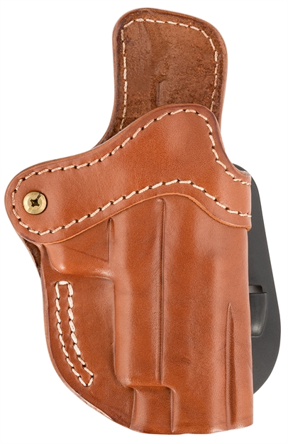 Picture of 1791 Gunleather Orpdh23cbrr Paddle Holster Optic Ready Owb Size 2.3 Classic Brown Leather Paddle Fits Glock 17 Fits Walther Ppq Right Hand OR-PDH-2.3-CBR-R 816161026458