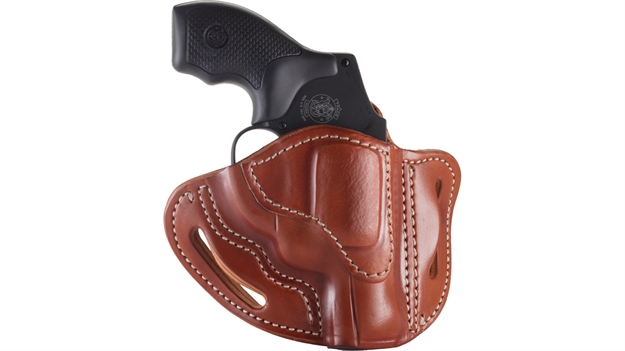 Picture of 1791 Gunleather Rvh1cbrr Rvh1  Owb Size 01 Classic Brown Leather Belt Slide Fits S&W J Frame/Ruger Lcr/S&W 38 Belt UP TO 1.75" Wide Right Hand RVH-1-CBR-R 816161021668