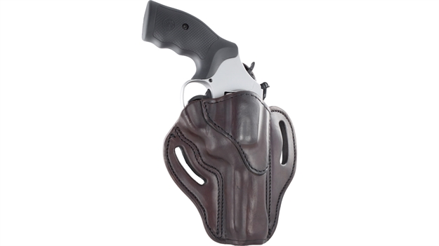 Picture of 1791 Gunleather Rvh2sbrr Rvh2  Owb Size 02 Signature Brown Leather Belt Slide Fits Ruger Gp100/S&W K Frame Right Hand RVH-2-SBR-R 816161020920