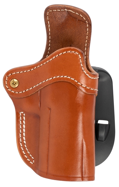 Picture of  1791 Gunleather Orpdh24cbrr Bh2.4 Optic Ready Owb 2.4 Classic Brown Leather Paddle Fits Walther Ppq/Sig P320/Springfield Xd-M 816161029817