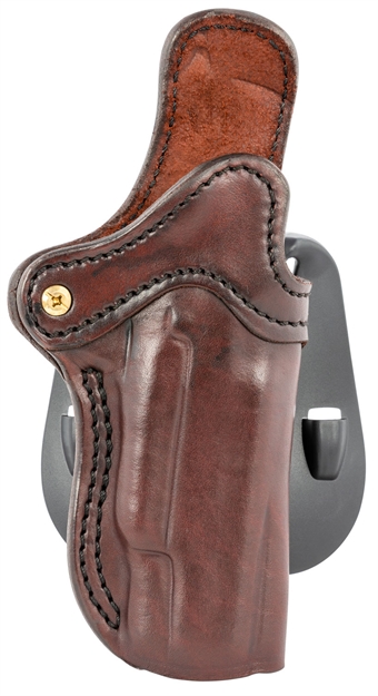Picture of  1791 Gunleather Orpdh1sbrr Bh1 Optic Ready Size 01 Owb Style Made OF Leather With Signature Brown Finish, Adjustable Cant & Paddle Mount Type Fits 4-5" Barrel 1911 For Right Hand 816161029718