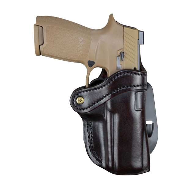 Picture of 1791 Gunleather Pdh24sbrr Pdh 2.4  Signature Brown Leather Owb Springfield Xd-M/Sig P320 Right Hand