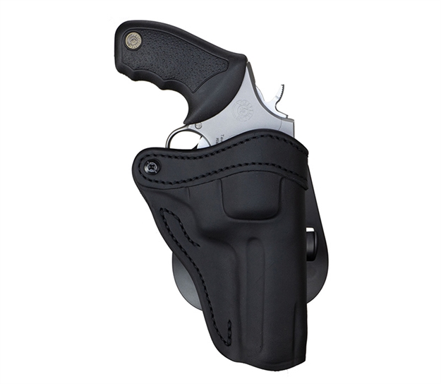 Picture of  1791 Gunleather Pdhr2sblr Rvh2  Owb Stealth Black Leather Paddle Fits Ruger Gp100 Right Hand