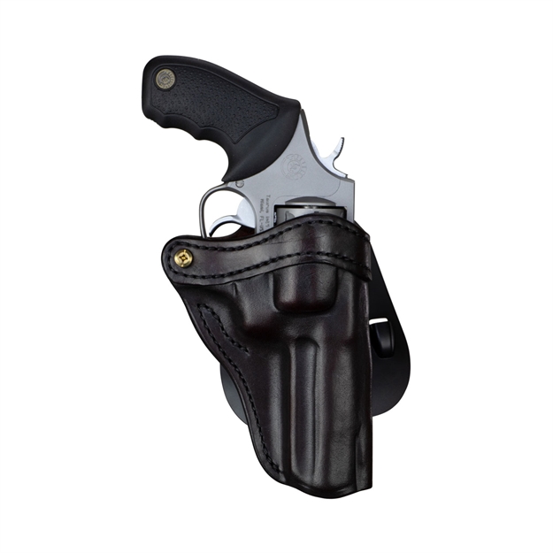 Picture of 1791 Gunleather Pdhr2sbrr Rvh2  Owb Signature Brown Leather Paddle Fits Ruger Gp100 Right Hand PDH-R2-SBR-R 816161028094