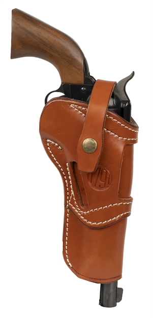 Picture of 1791 Gunleather Sarvh55cbra Rvh5.5 5.5 Owb Size 5.5 Classic Brown Leather Belt Loop Fits Ruger Wrangler Fits Colt Ssa Ambidextrous SA-RVH-5.5-CBR-A