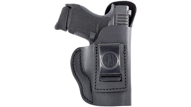 Picture of 1791 Gunleather Sch3nsbr Sch  Iwb Size 03 Night Sky Black Leather Belt Clip Compatible W/Ruger Lc9/1911/Glock 42 Right Hand SCH-3-NSB-R 816161020302