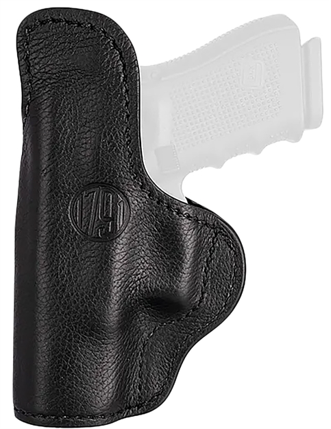 Picture of  1791 Gunleather Uch4nsbr Ultra Custom  Iwb Size 04 Night Sky Black Leather Belt Clip Compatible W/Glock 17/S&W M&P Shield/Springfield XD Right Hand 816161029855